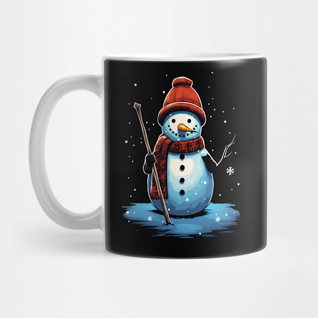 Cute Snowman in the snow by letnothingstopyou